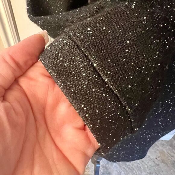 Scotch & Soda Straight Hem Sweatshirt Mini Dress Long Sleeve Black Womens Size 1 - Picture 3 of 10